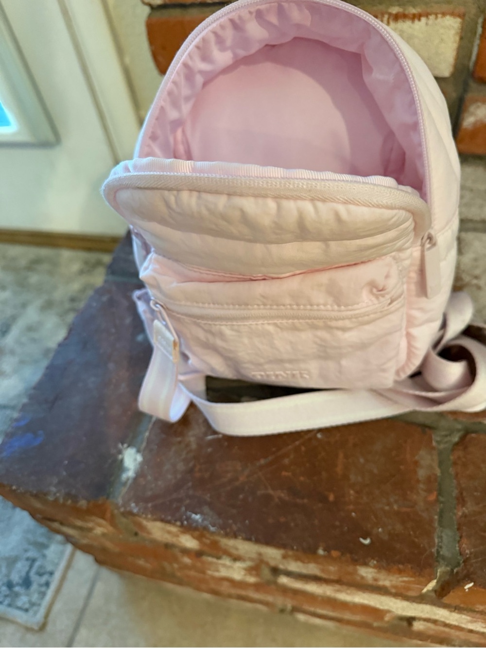 PINK Victoria's Secret Quilted Mini Backpack — Light Pink - Picture 7 of 8